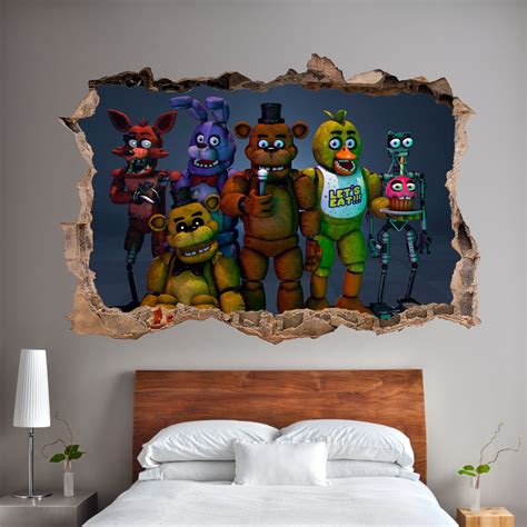 five nights at freddy's wall decor